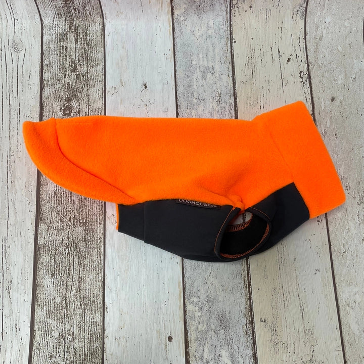 PRE ORDER Teckel fleece trui met waterproof buikpaneel - Doghouse