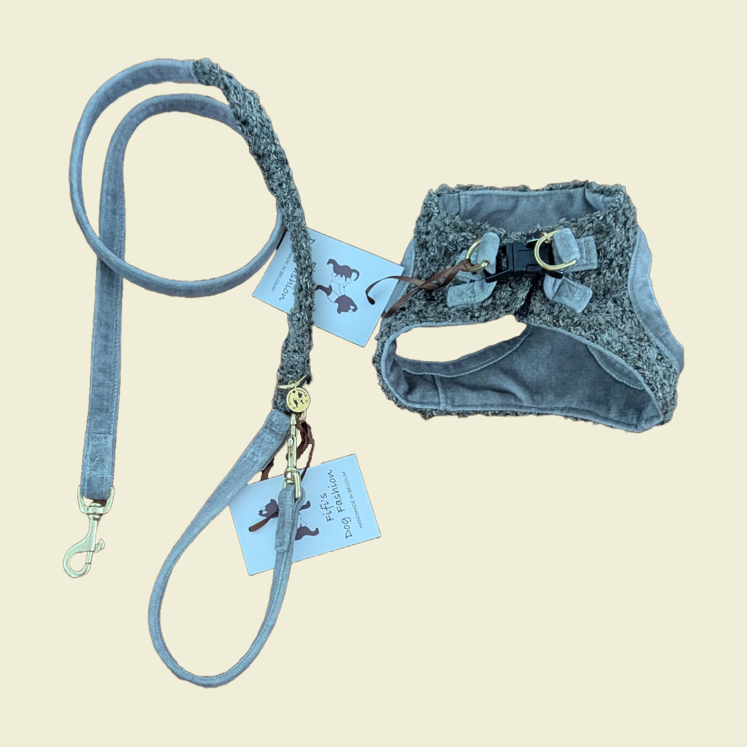 Harnas Nino Curly + Curl Leiband - Fifi's Dog Fashion