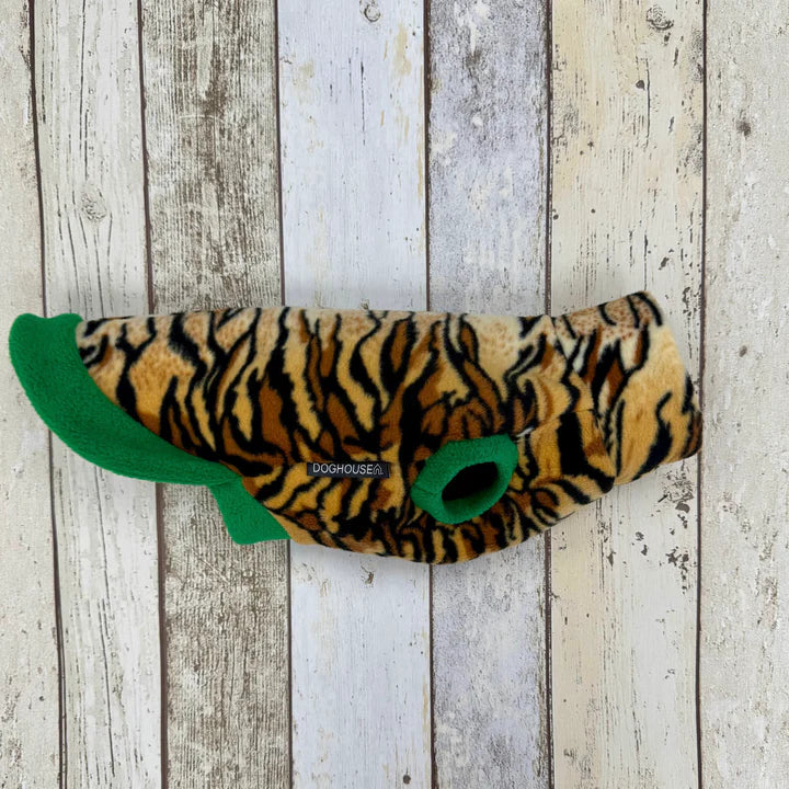 Teckel Fleece Trui Met Dierenprint - Doghouse