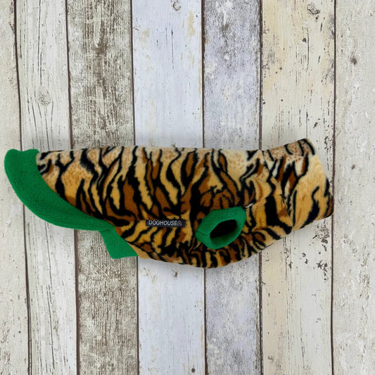 Teckel Fleece Trui Met Dierenprint - Doghouse