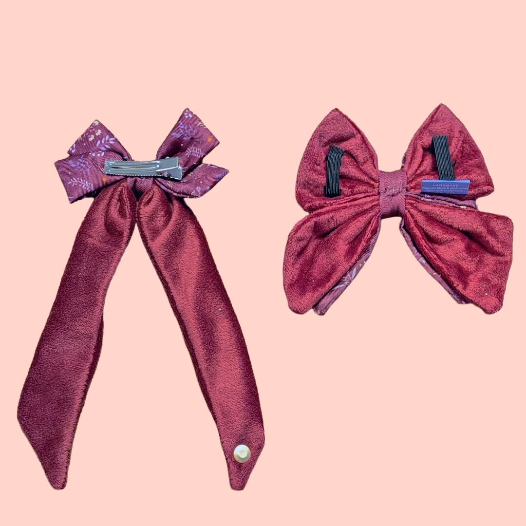 SET Vlinder Strik Hond + Haarclip Strik Voor Jou - Wyld Cub