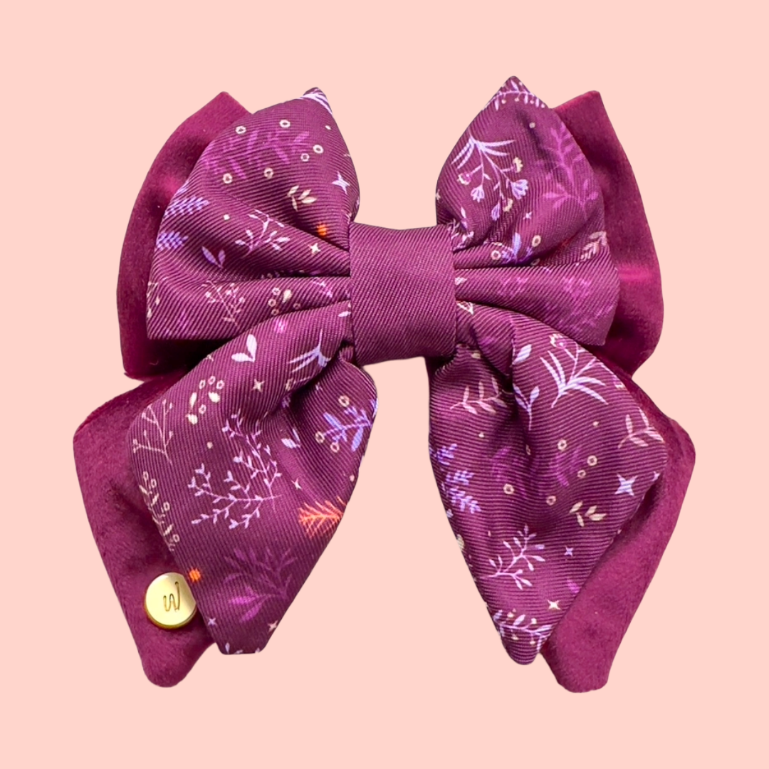 SET Vlinder Strik Hond + Haarclip Strik Voor Jou - Wyld Cub