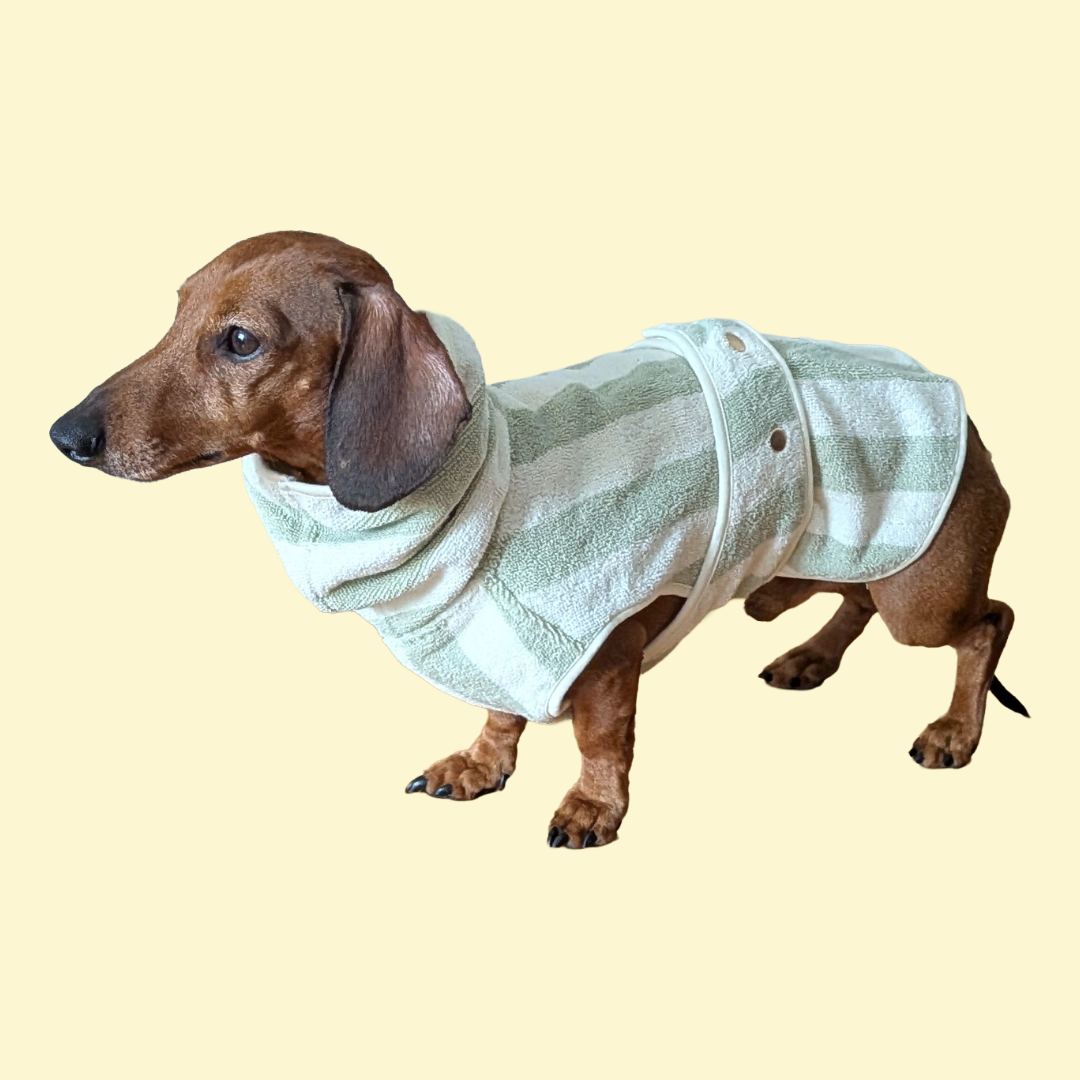 Matcha Stripe badjas - By teddy